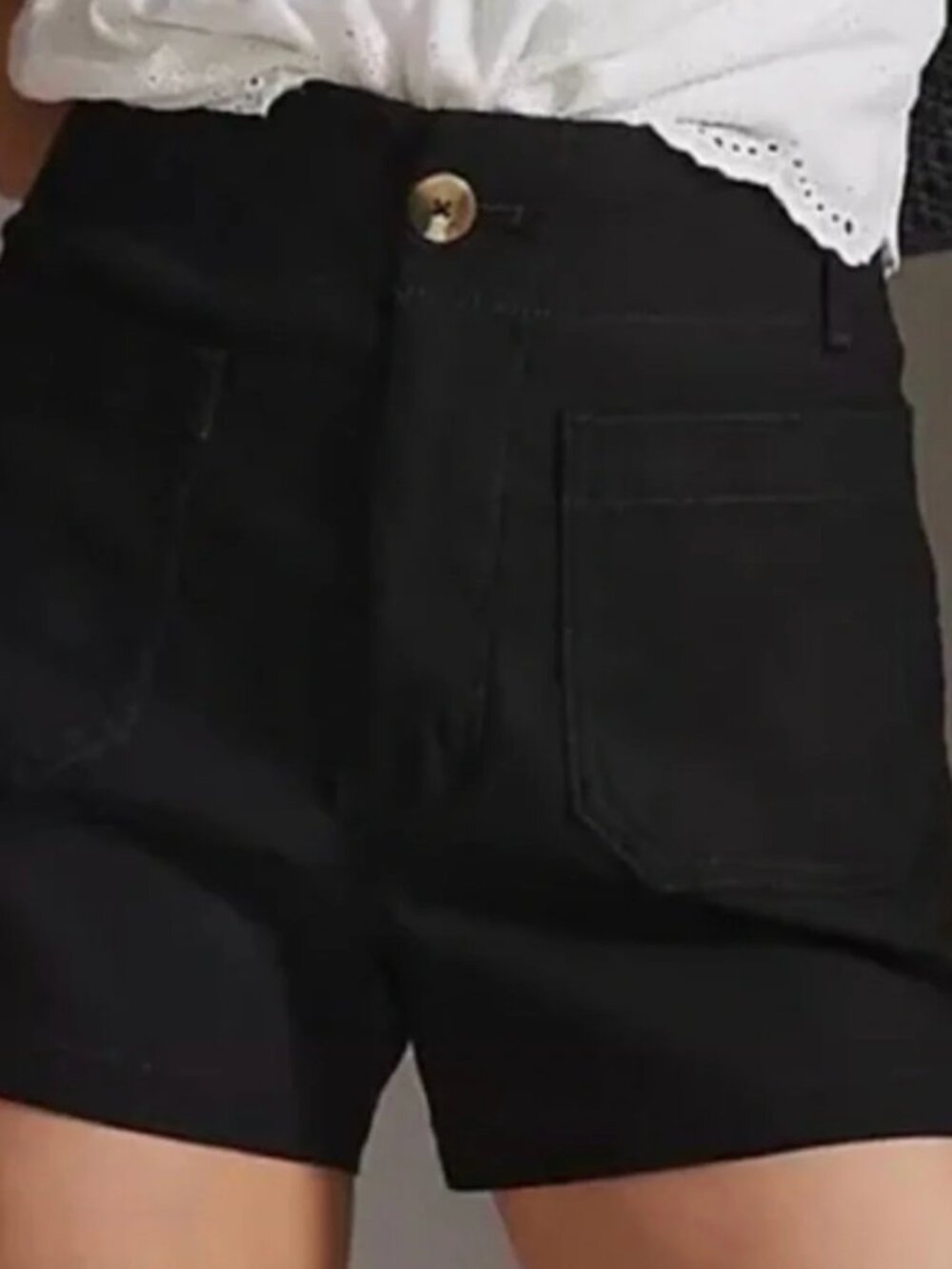 Anthropologie Maeve Collette Shorts in Black (Size 26)